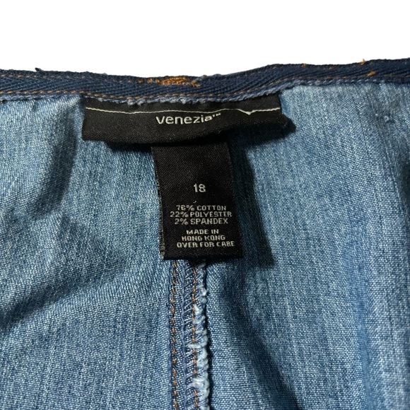 Venezia Denim Skirt Size 18 Western Boho Stretch Casual - Picture 7 of 11
